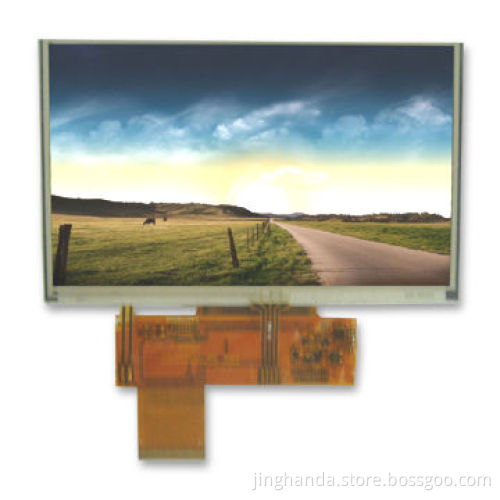 TFT LCD Module with 5-inch TFT, +3.3V Power Supply and OTA7001A Controller